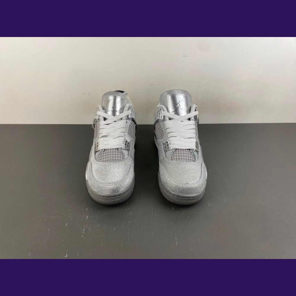 Jordan 4 Design-Inspired - "Glitter Glove" - Custom Tribute Build - AJ4-GLITTERGLOVE-444 - Sole Revival and Redemption LLC