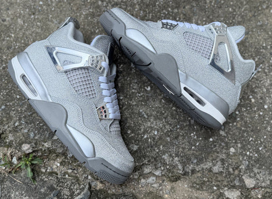 Jordan 4 – Design-Inspired "Glitter Glove" Custom Tribute Build AJ4-GLITTERGLOVE-444
