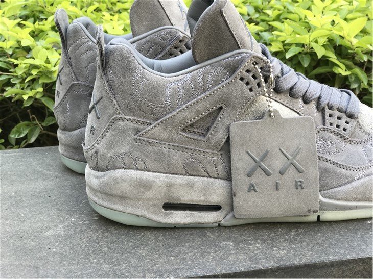 Jordan 4 Design-Inspired - "KAWS" Grey - AJ4-GREYKAWS-405 - Sole Revival and Redemption LLC