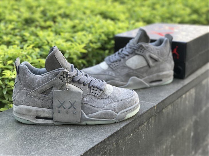 Jordan 4 Design-Inspired - "KAWS" Grey - AJ4-GREYKAWS-405 - Sole Revival and Redemption LLC