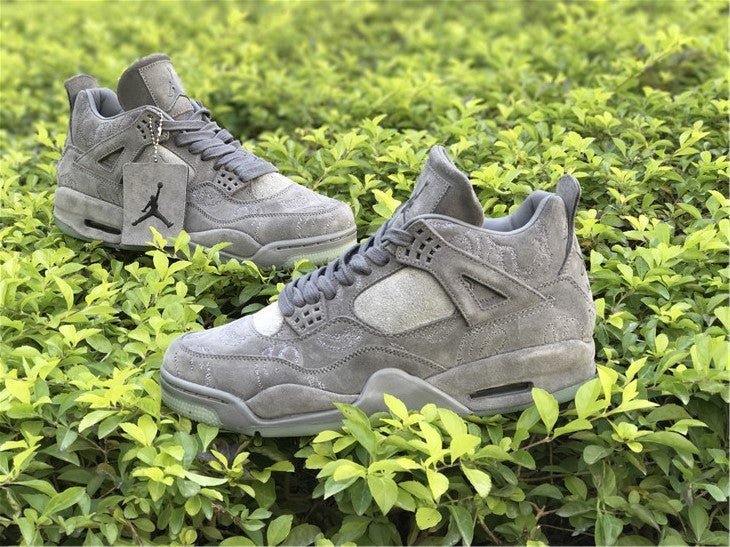 Jordan 4 Design-Inspired - "KAWS" Grey - AJ4-GREYKAWS-405 - Sole Revival and Redemption LLC