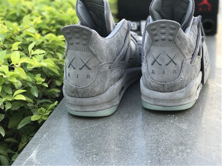 Jordan 4 Design-Inspired - "KAWS" Grey - AJ4-GREYKAWS-405 - Sole Revival and Redemption LLC
