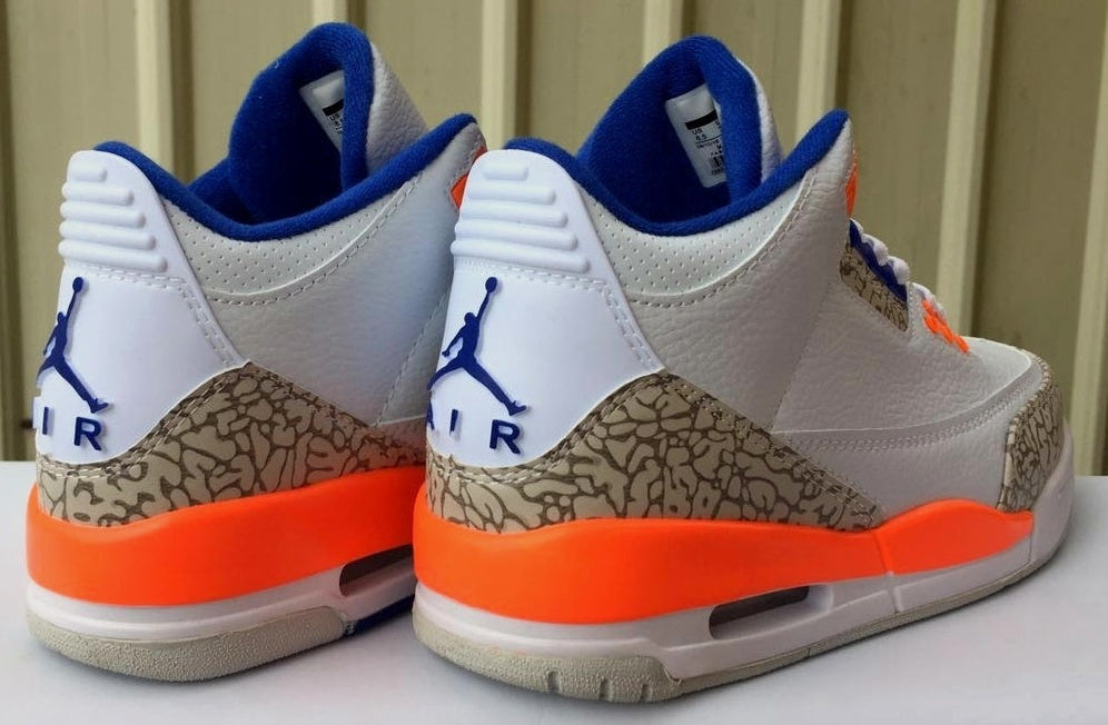 Jordan 3 - Design‑Inspired "Knicks Rivals" Custom Tribute Build AJ3-KNCK-RVLS-308