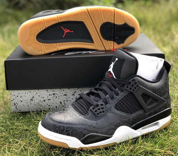 421 — Jordan 4 “Black Laser” — Design‑Inspired Sneaker