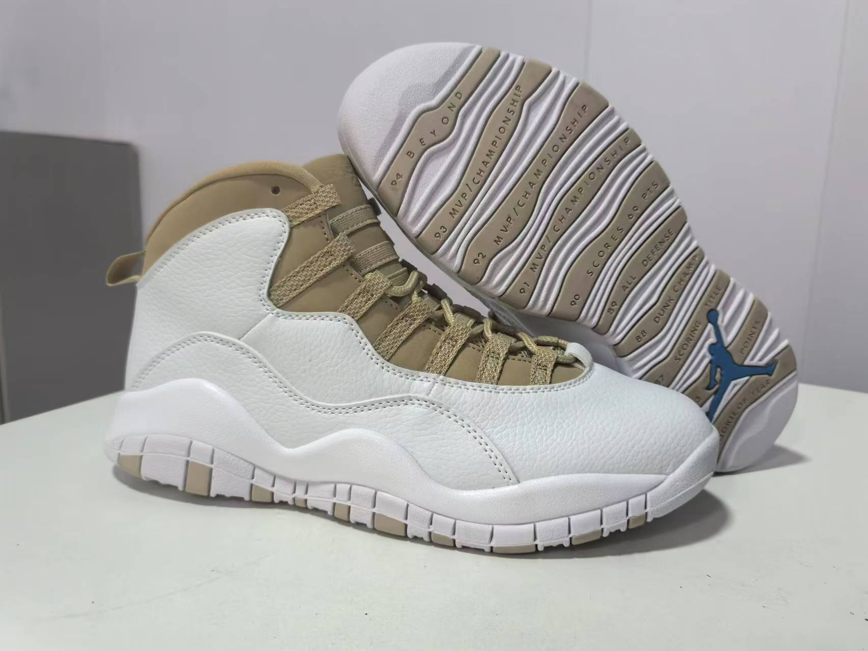 1003 — Jordan 10 “Linen” — Design‑Inspired