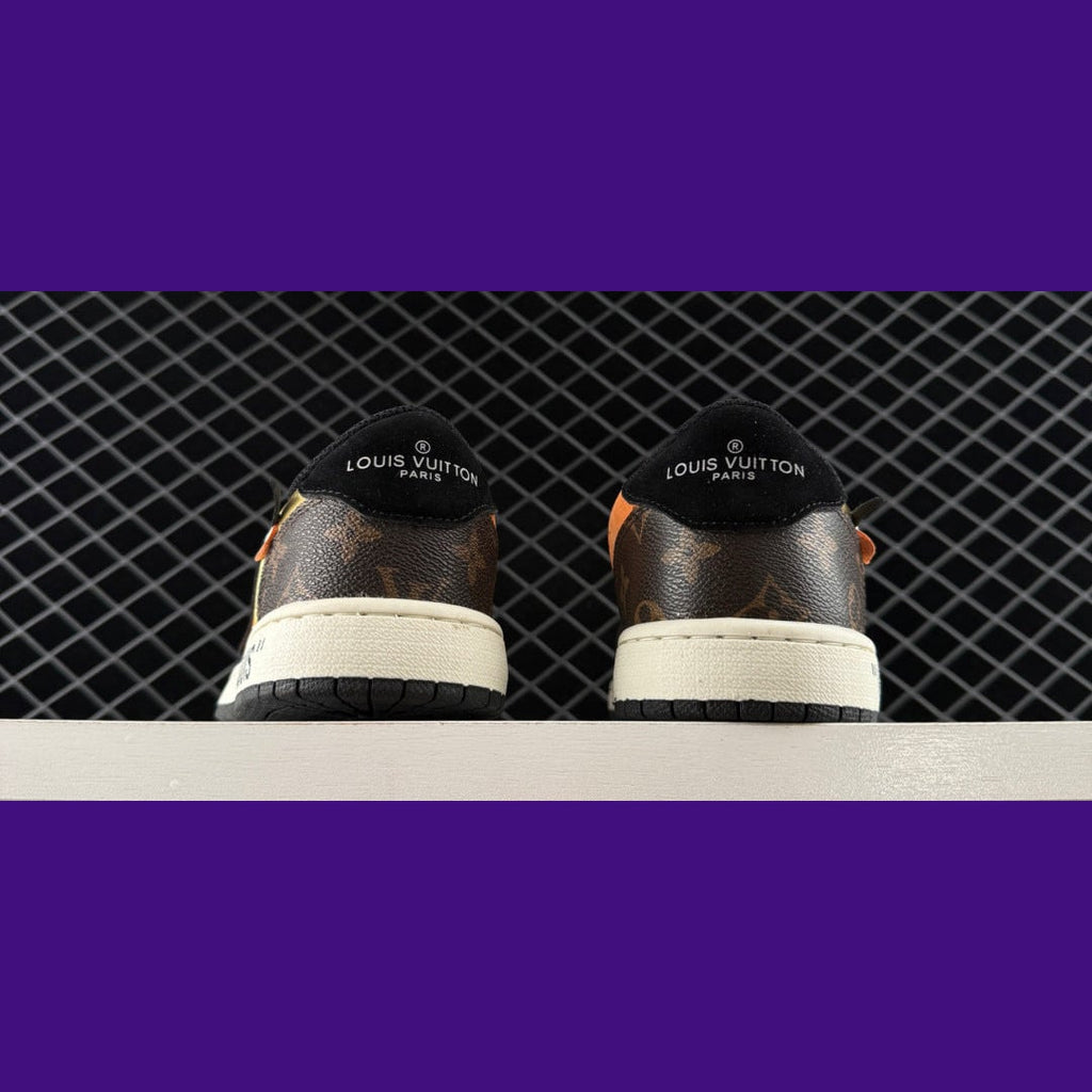 Jordan 1 Low Design-Inspired - "Off-White Orange" - AJ1-OWORG-070 - Sole Revival and Redemption LLC