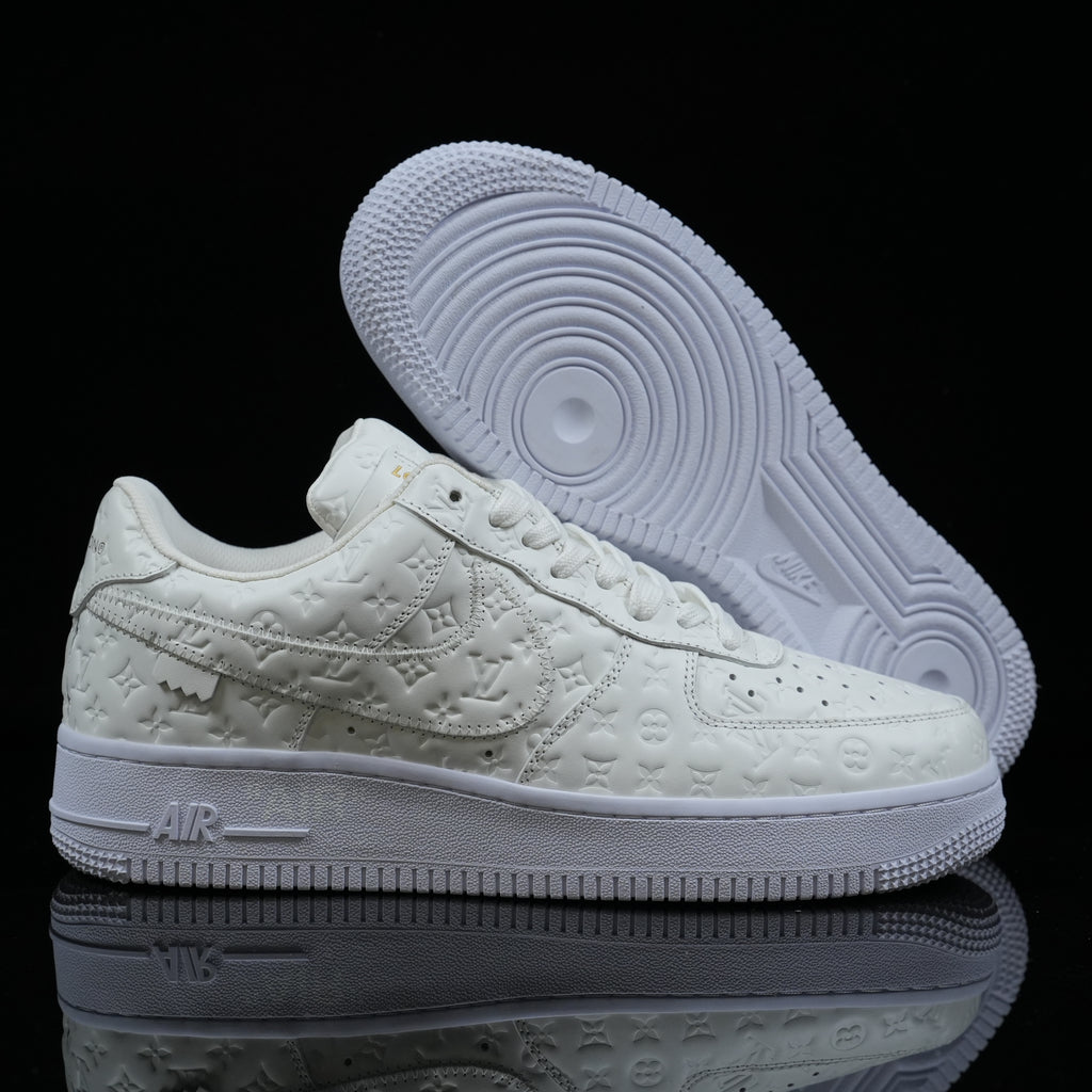 Air Force 1 Low – Design-Inspired “Virgil's: Off‑White" Pack - Grey / Yellow / White / Blue Custom Tribute Build AF1-002