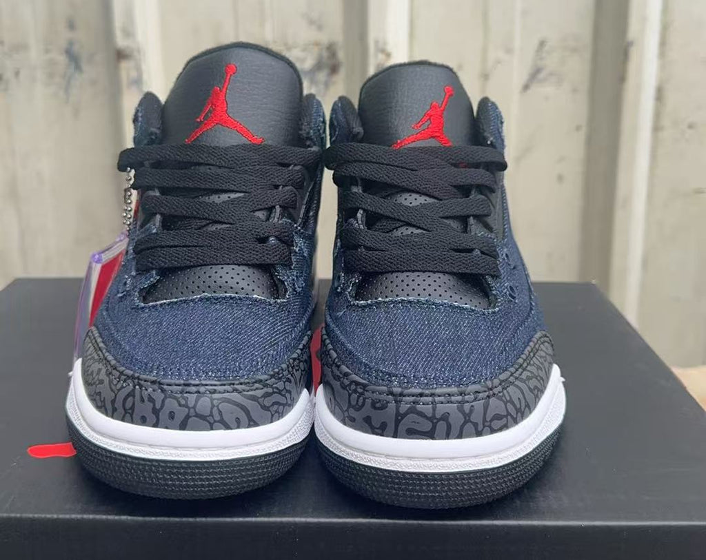 330 — Jordan 3 “Levi’s Dark Indigo” — Tribute Customs