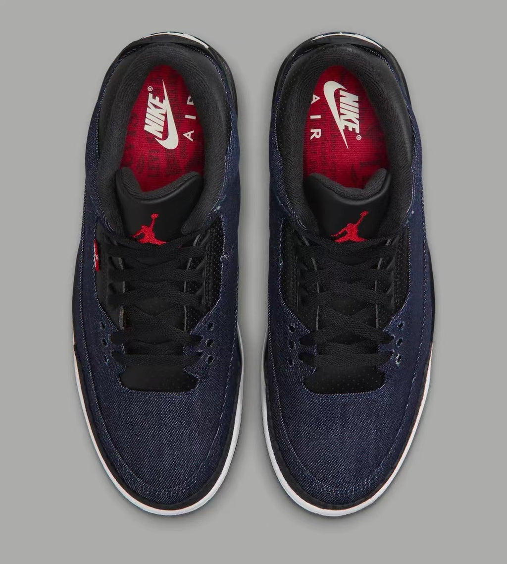 330 — Jordan 3 “Levi’s Dark Indigo” — Tribute Customs