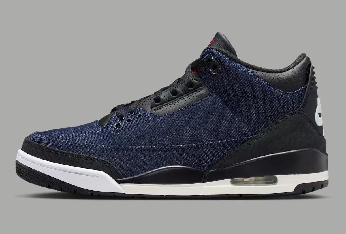 330 — Jordan 3 “Levi’s Dark Indigo” — Tribute Customs