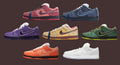SBDNK‑015 — Nike SB Dunk Low Lobsters — White/Green/Red/Blue/Purple/Orange/Yellow — Design‑Inspired
