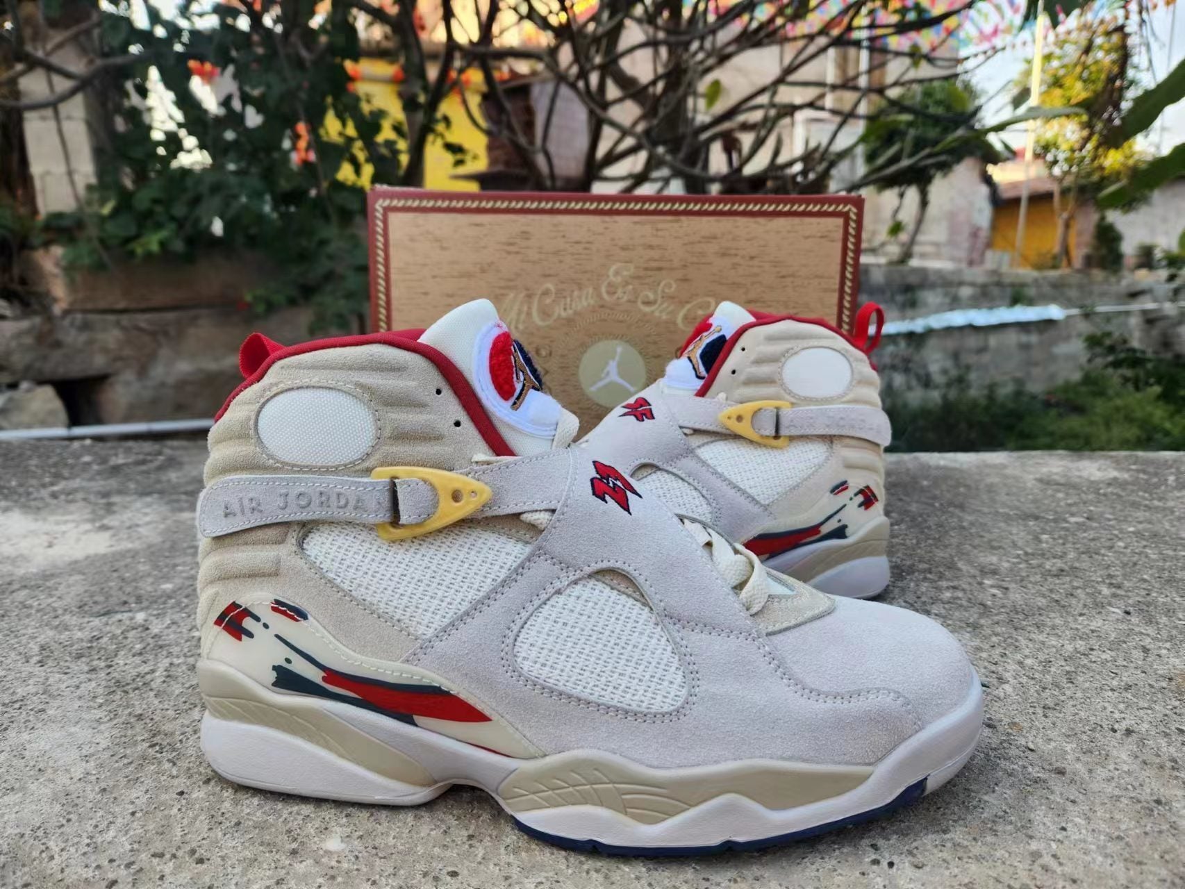 805 — Jordan 8 “Mi Casa Es Su Casa” — Design‑Inspired