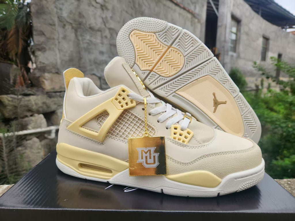 Jordan 4 Design-Inspired - "Marquette PE" - Custom Tribute - AJ4-MARQUE-489