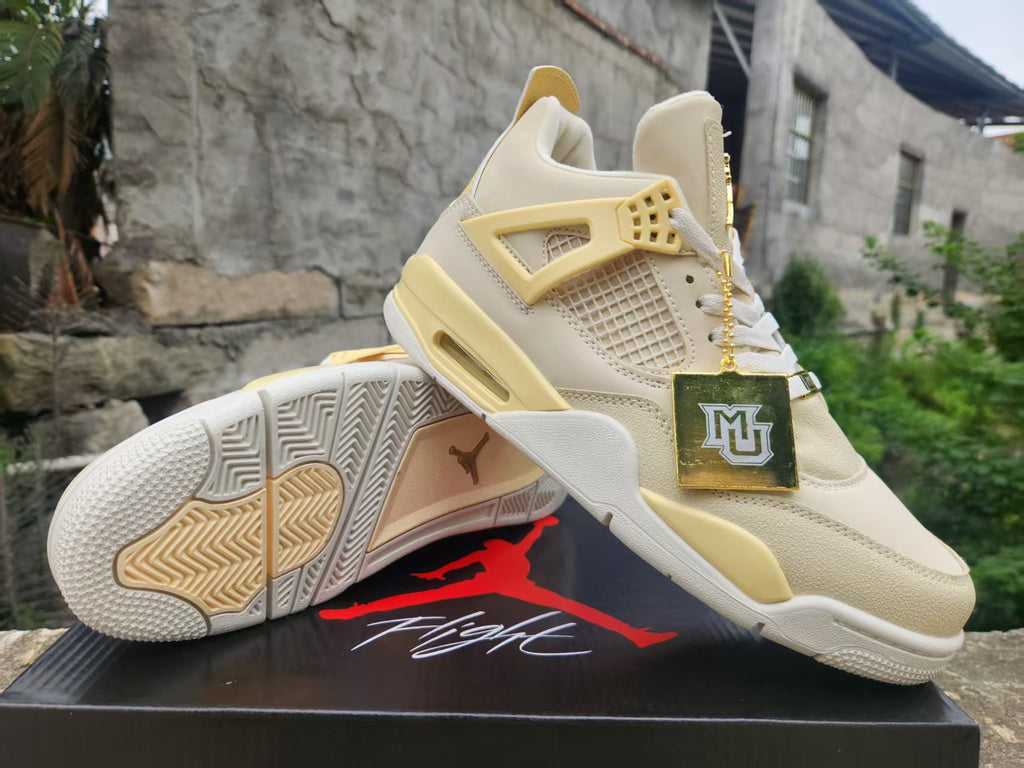 Jordan 4 Design-Inspired - "Marquette PE" - Custom Tribute - AJ4-MARQUE-489