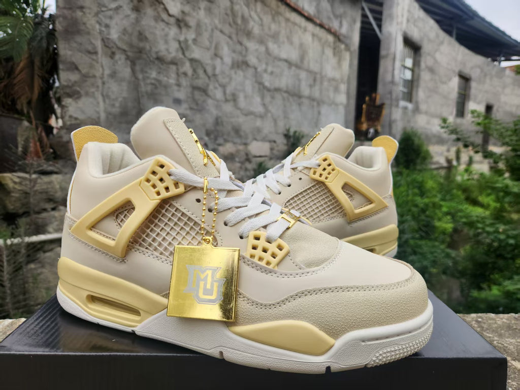 Jordan 4 Design-Inspired - "Marquette PE" - Custom Tribute - AJ4-MARQUE-489
