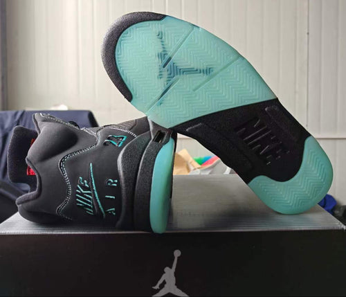 Air Jordan 5 Design Inspired "Miami Nights=" — Tribute Build — AJ5-536