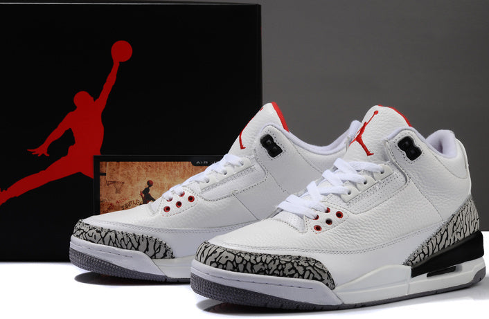309 — Jordan 3 “Cardinal Red NRG” — Design‑Inspired Sneaker