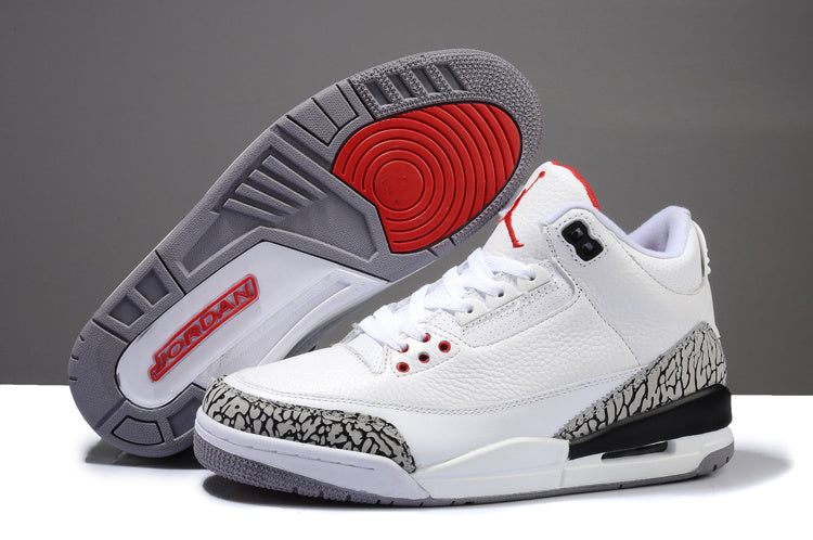 Jordan 3 - Design‑Inspired "White Cements" Custom Tribute Build AJ3-WHTCMNT-309