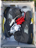 510 — Jordan 5 “Off‑White Black” — Design‑Inspired Sneaker
