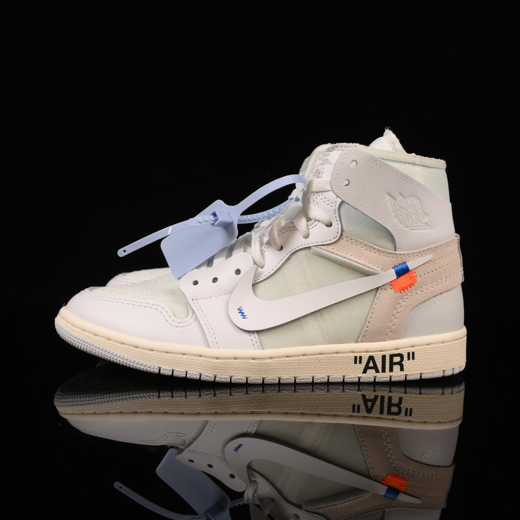 Jordan 1 High – Design-Inspired "Off-White White" Custom Tribute Build AJ1-OFFW-WHTE-017
