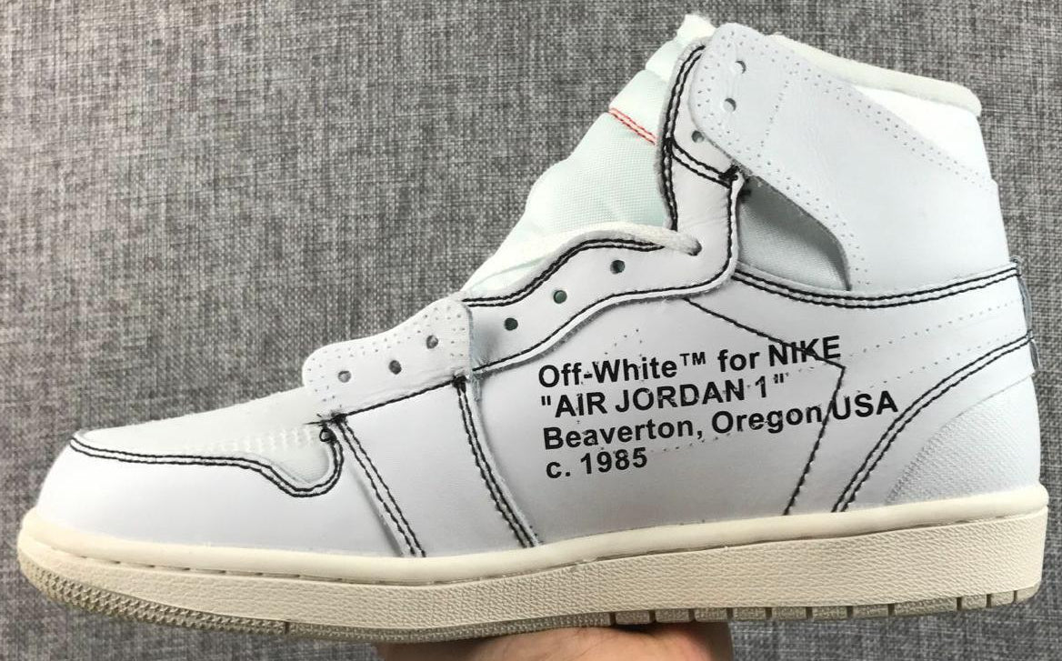 017 — Jordan 1 High “Off-White White” — Design-Inspired Sneaker