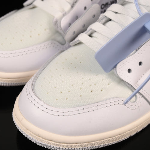 Jordan 1 High – Design-Inspired "Off-White White" Custom Tribute Build AJ1-OFFW-WHTE-017