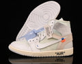Jordan 1 High – Design-Inspired "Off-White White" Custom Tribute Build AJ1-OFFW-WHTE-017