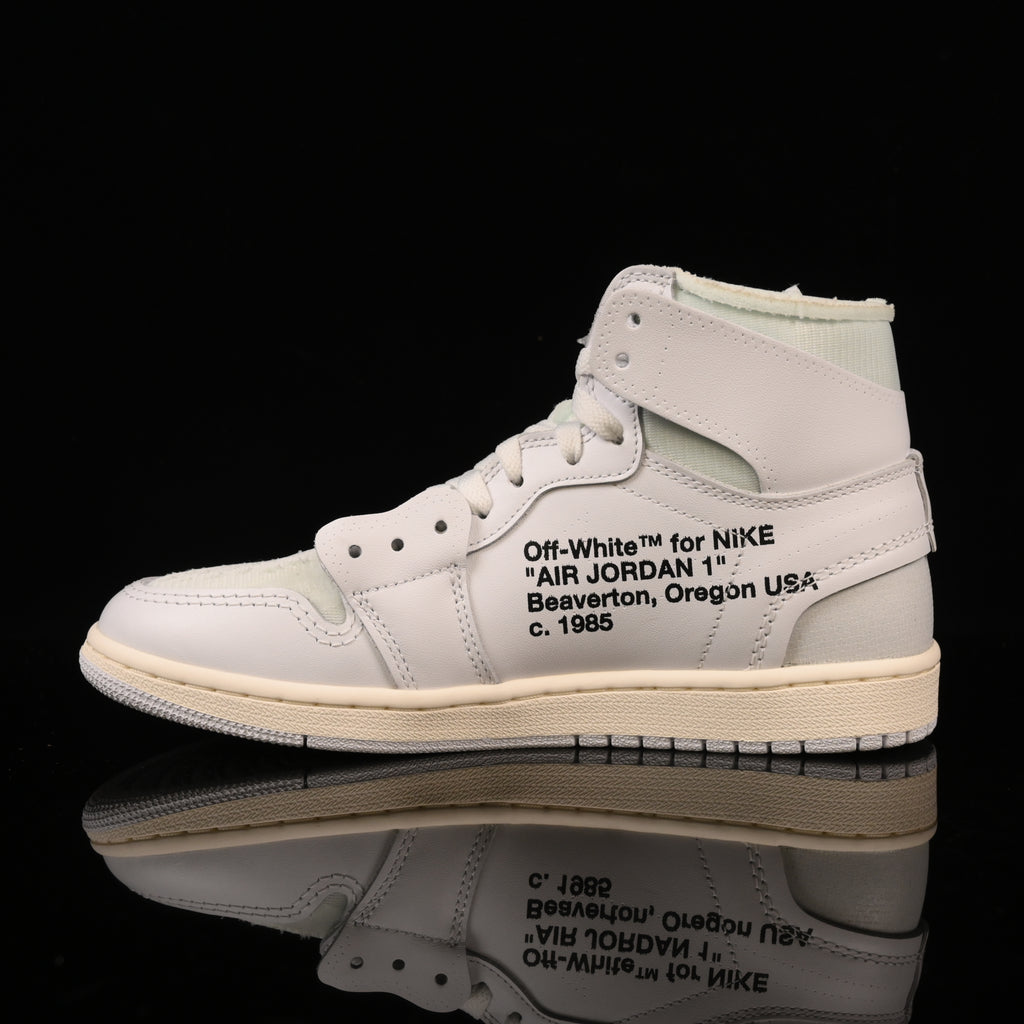 Jordan 1 High – Design-Inspired "Off-White White" Custom Tribute Build AJ1-OFFW-WHTE-017