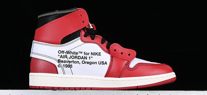 Jordan 1 High – Design-Inspired "Off-White Chicago" Custom Tribute Build AJ1-OFFW-CHGO-018