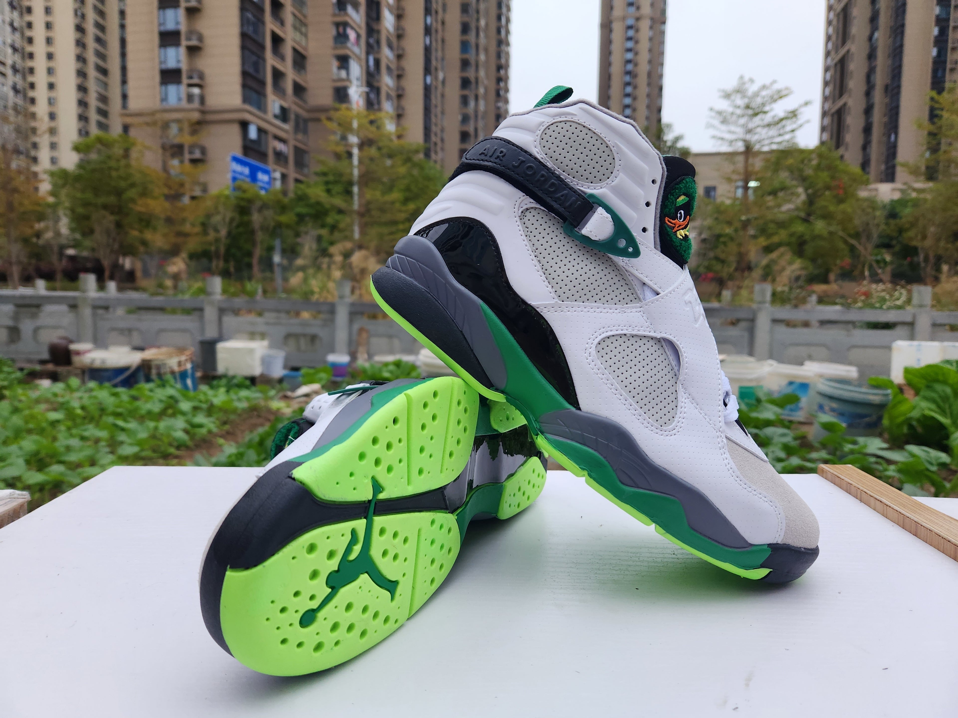 807 — Jordan 8 “Duckman PE 2.0” — Design‑Inspired