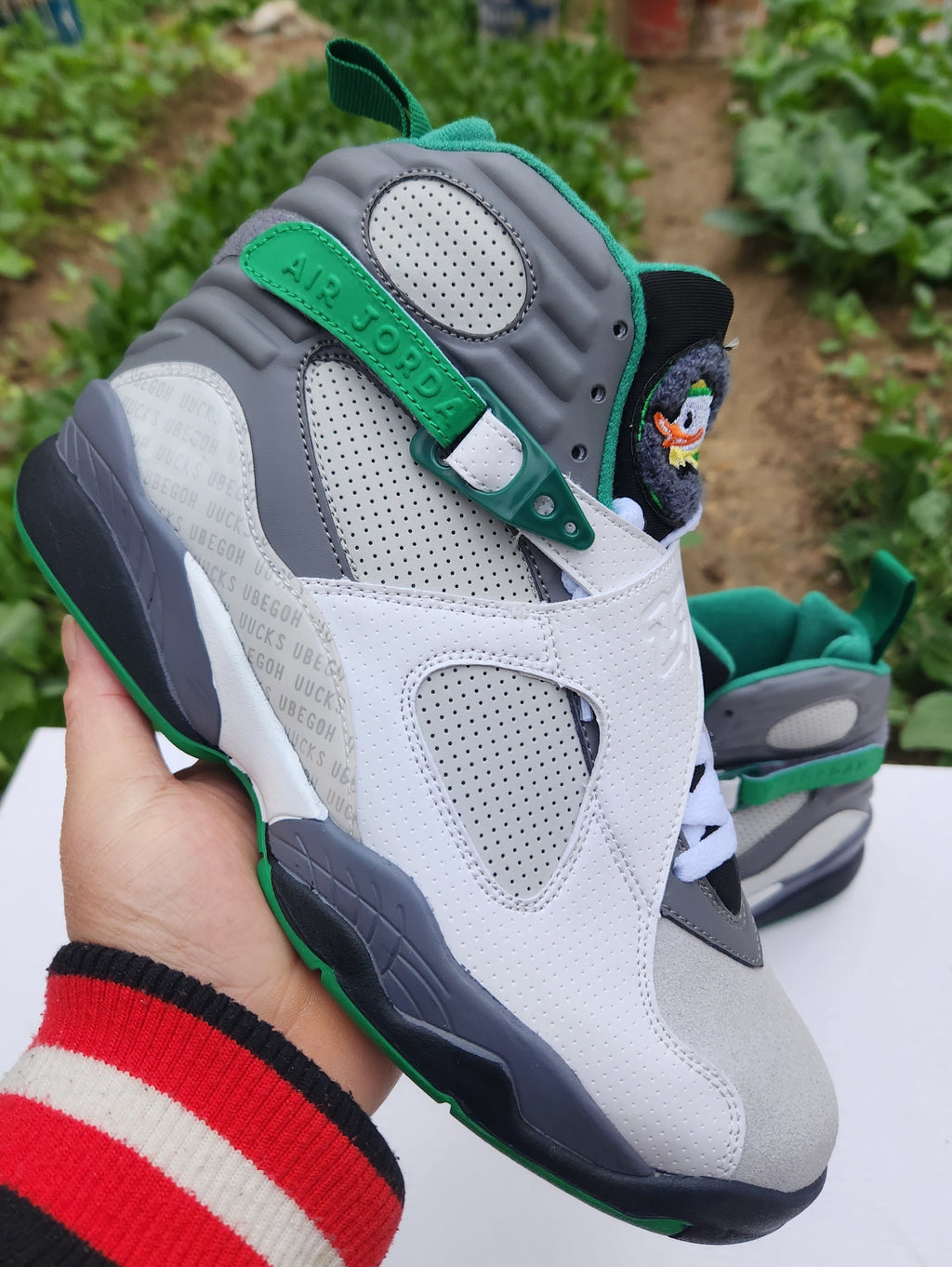 Jordan 8 – Design-Inspired "Duckman PE 2.0" Custom Tribute Build AJ8‑DUCKMAN2‑807