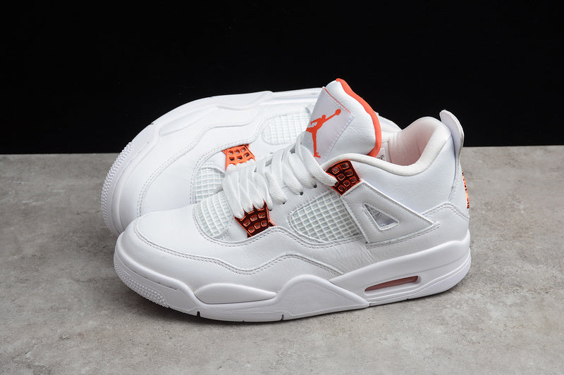 Jordan 4 – Design‑Inspired "Metallic Pack" Custom Tribute Build AJ4‑METALLIC‑418