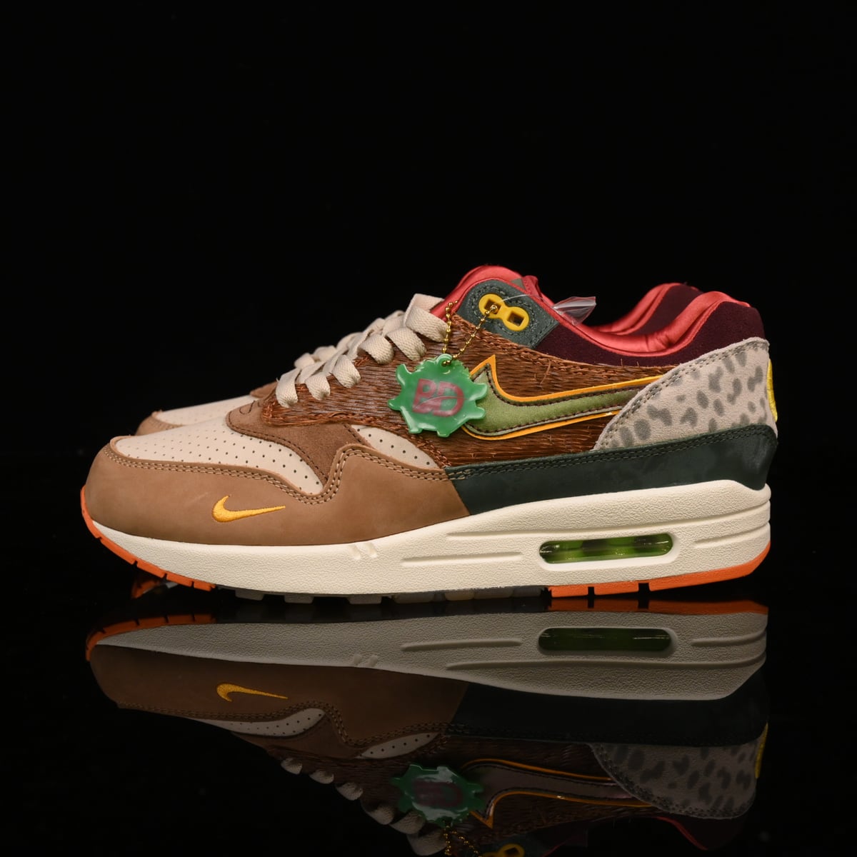 Nike Air Max 1 Design-Inspired - "Oregon Ducks Brown PE Tribute" - AM1-OREBRN-015 - Sole Revival and Redemption LLC
