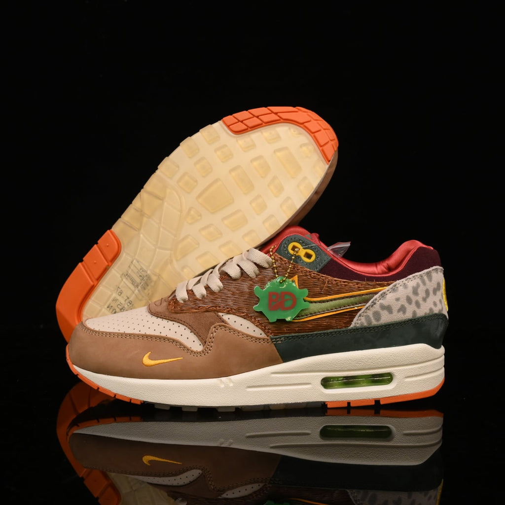 Nike Air Max 1 Design-Inspired - "Oregon Ducks Brown PE Tribute" - AM1-OREBRN-015 - Sole Revival and Redemption LLC