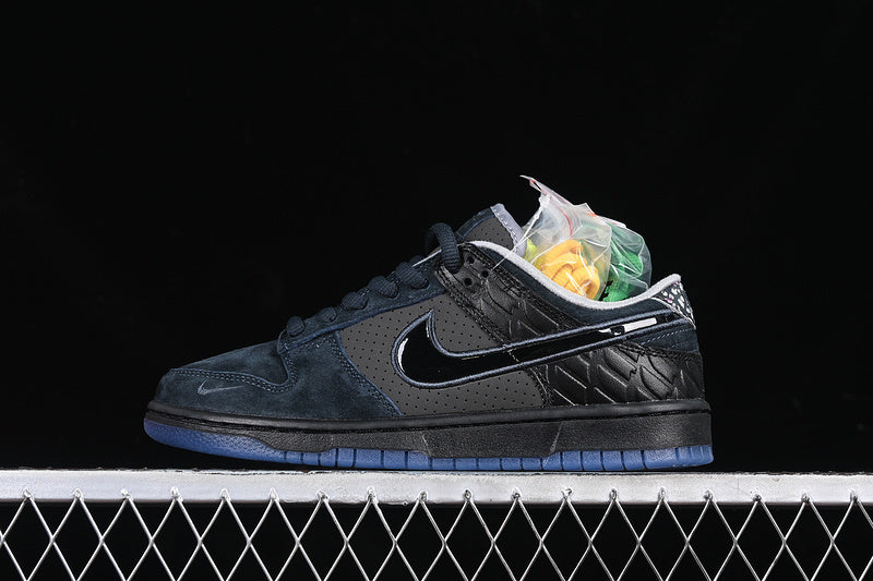 SBDNK‑059 — Nike SB Dunk Low “Black Oregon / Ducks of a Feather” — Design‑Inspired