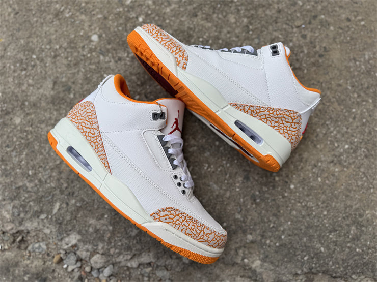 334 — Jordan 3 “Orange Citrus” — Design‑Inspired Tribute