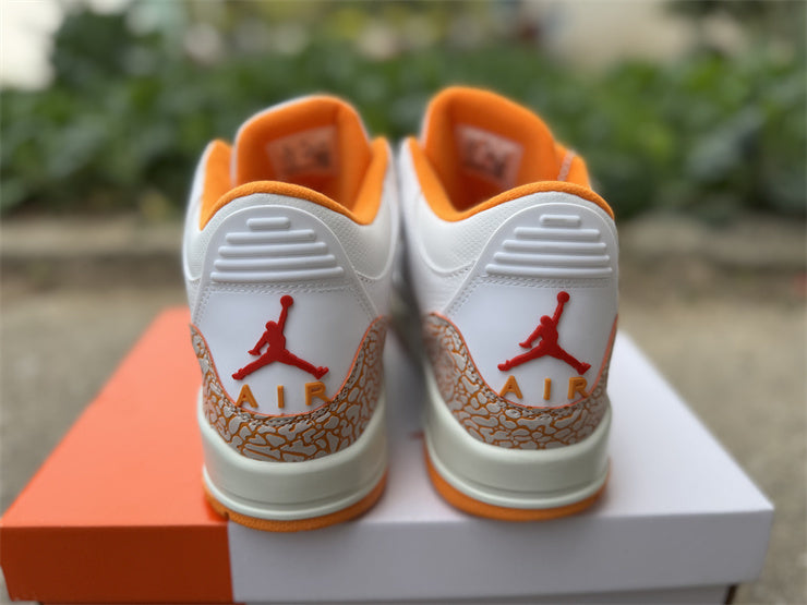 334 — Jordan 3 “Orange Citrus” — Design‑Inspired Tribute