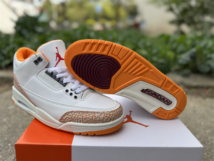 334 — Jordan 3 “Orange Citrus” — Design‑Inspired Tribute