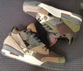 310 — Jordan 3 “Patchwork Camo” — Design‑Inspired Sneaker