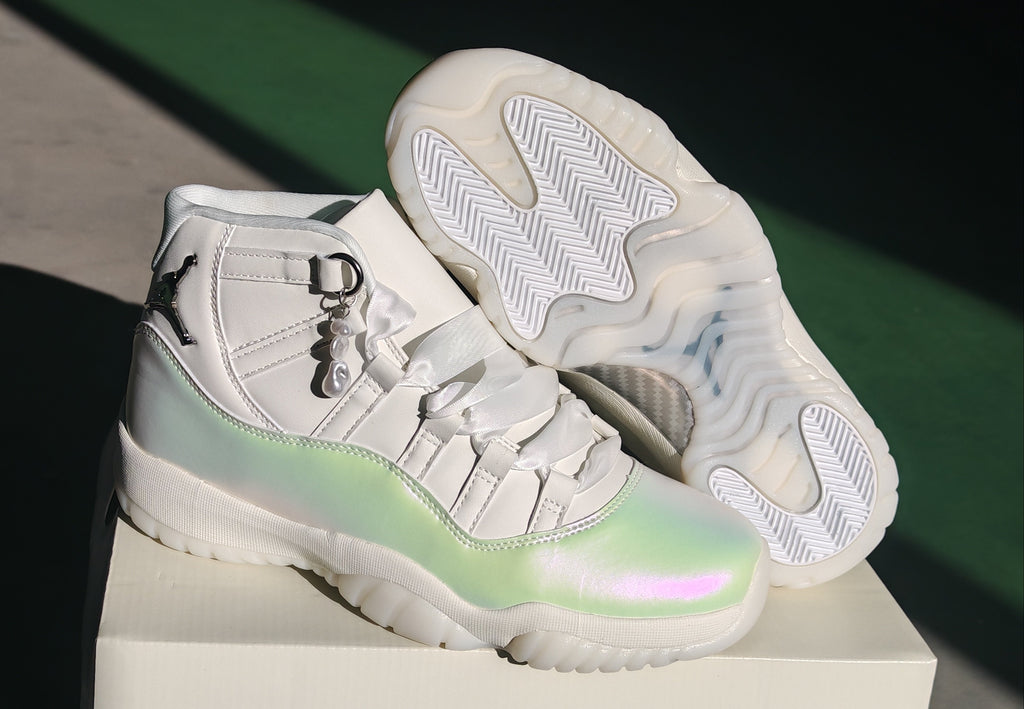 Jordan 11 – Design-Inspired "Pearl" Custom Tribute Build AJ11-PEARL-1114