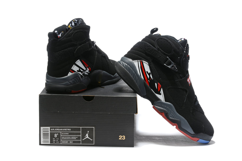 Jordan 8 – Design-Inspired "Playoffs" Custom Tribute Build AJ8-PLAYOFFS-801