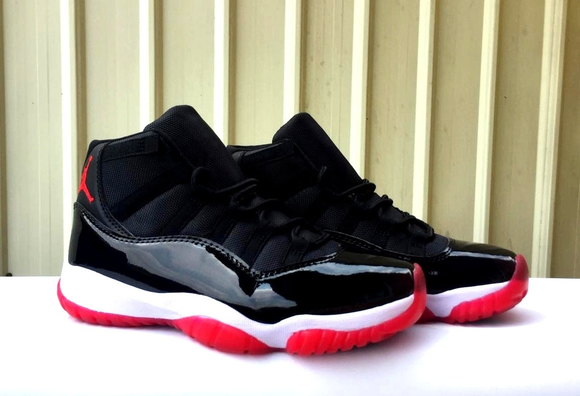 Jordan 11 – Design-Inspired "Playoff / Bred" Custom Tribute Build AJ11-BRED-1116