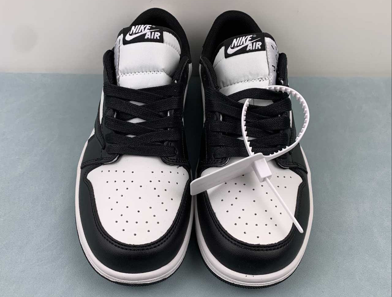 Jordan 1 Low — Design‑Inspired "Travis Scott Off‑White Fragment Collab" Custom Fantasy Build "Panda" AJ1‑TSOWFRG‑050