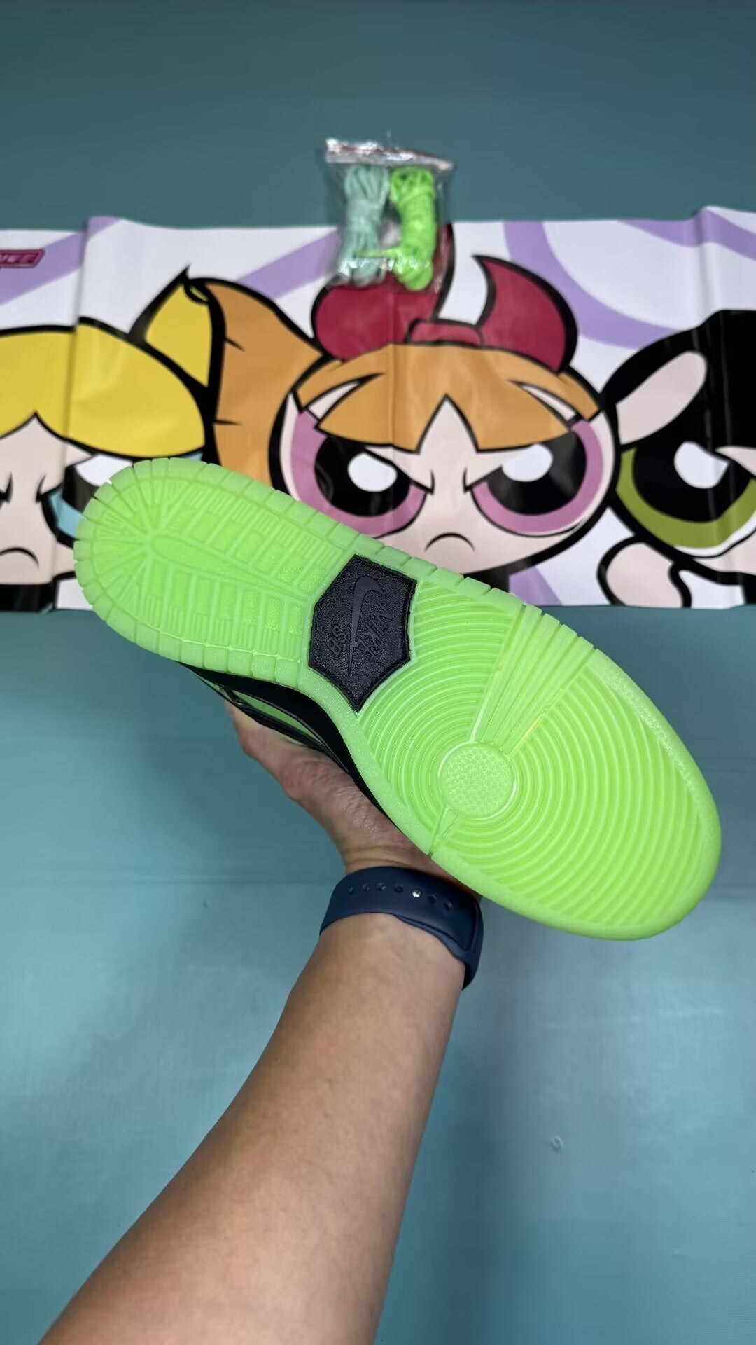 SBDNK‑033 — Nike SB Dunk Low “Powerpuff Girls Pack” — Blossom / Bubbles / Buttercup — Design‑Inspired