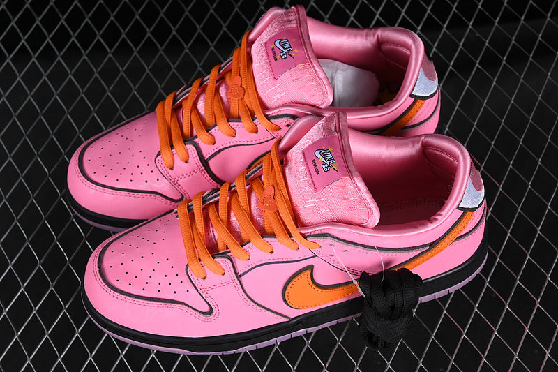 SBDNK‑033 — Nike SB Dunk Low “Powerpuff Girls Pack” — Blossom / Bubbles / Buttercup — Design‑Inspired