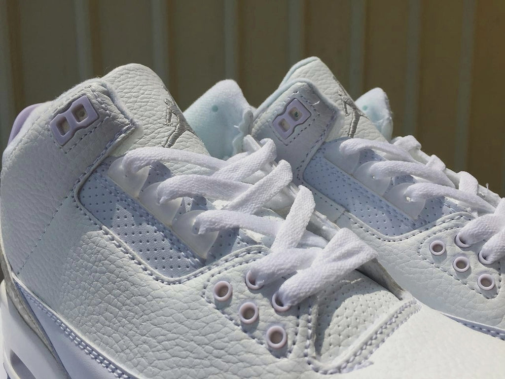 Jordan 3 - Design‑Inspired "Pure Platinum" Custom Tribute Build AJ3-PUREPLT-311