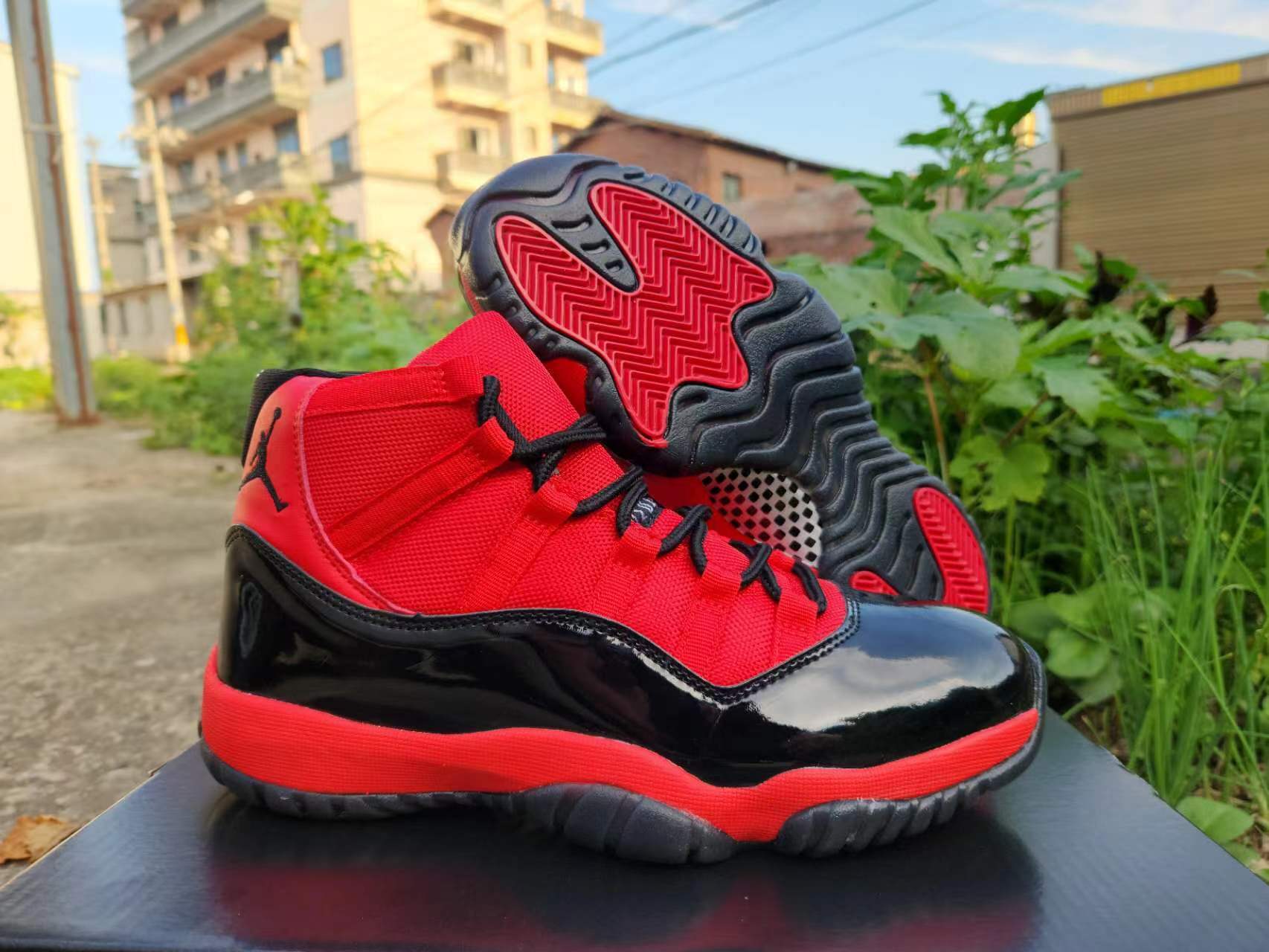 Jordan 11 Design‑Inspired “Playoff / Bred” — Fantasy Build - 1117