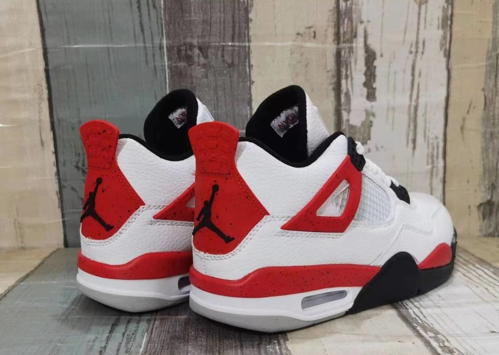428 — Jordan 4 “Red Cement” — Design‑Inspired Sneaker