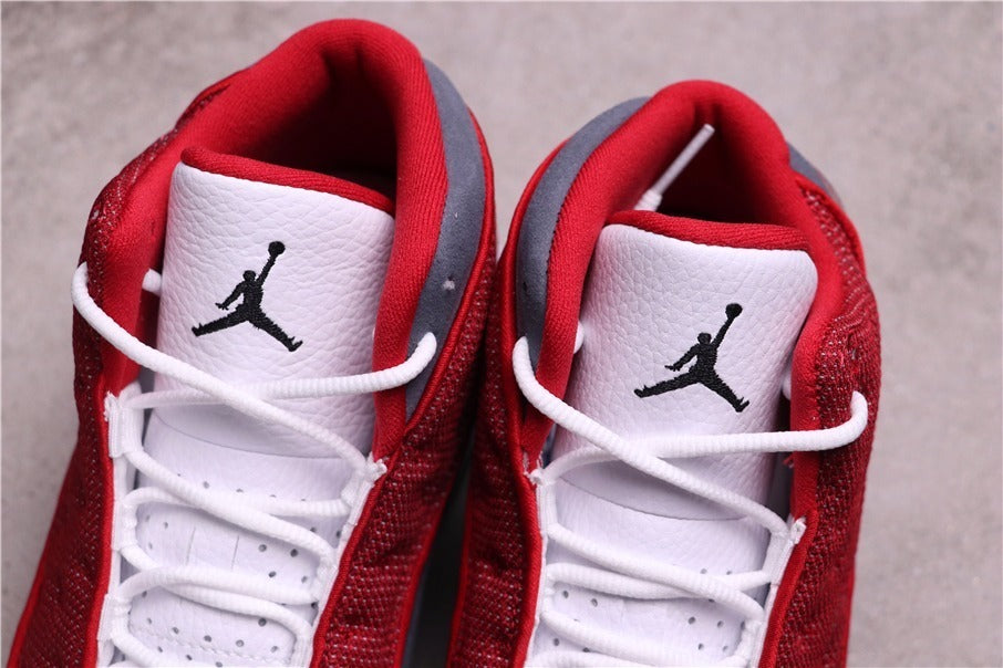 Jordan 13 Design‑Inspired “Red Flint” — Custom Tributes — AJ13‑RFLINT‑1310