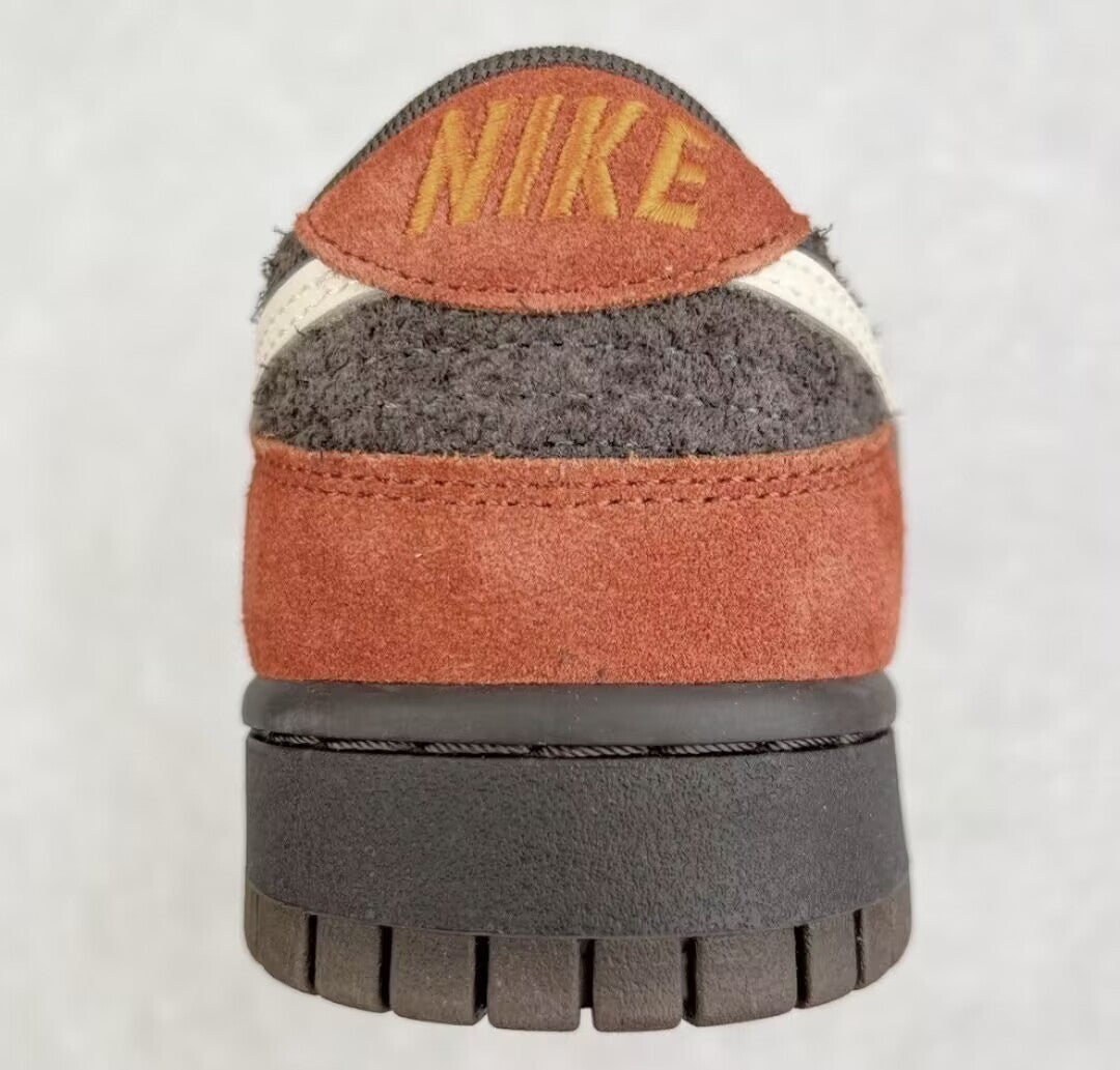 SBDNK‑020 — Nike SB Dunk Low “Red Panda” — Rust/Brown/Off‑White — Design‑Inspired